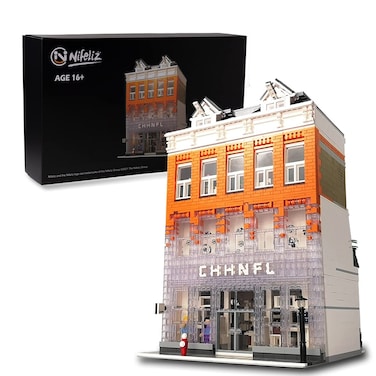 Nifeliz Street Crystal House MOC Building Blocks and Engineering Toy Construction Set to Build Model Set and Assembly Toy for Teens and Adult3804 Pcs