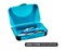 Its Academic Hard Pencil Case Durable Plastic Pencil Box KidFriendly Design Blue  Black