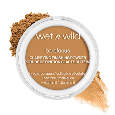 wet n wild Bare Focus Clarifying Finishing Powder  Matte  Pressed Setting Powder MediumTan