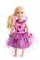 Little Adventures Purple Blossom Fairy Girl Doll Dress with Wings  Doll Not Included  Machine Washable Child Pretend Play and Party Doll Clothes with No Glitter