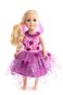 Little Adventures Purple Blossom Fairy Girl Doll Dress with Wings  Doll Not Included  Machine Washable Child Pretend Play and Party Doll Clothes with No Glitter