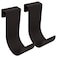 MIDE Products Aluminum Slipon Fence Hooks 106BLACK Pair
