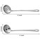 304 Stainless Steel Flatware Serving Utensils Skimmer Slotted Spoon and Soup LadleServing Utensil SetRustproof Heat ResistanceDishwasher Safe Skimmer Slotted Spoon and Soup Ladle