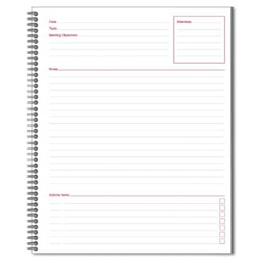 MEA06132  SideBound Guided Business Notebook