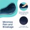 Crave Naturals Glide Thru Detangling Brush for Adults and Kids Hair  Detangler Brush for Curly Straight Wet or Dry Hair  Turquoise and Pink 2 count