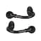 Kenney Fast Fit Easy Install Birkin 58 Decorative Curtain Holdbacks Oil Rubbed Bronze 1 Count Pack of 1