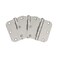 Design House 188441SN 35inch x 35inch 58inch Rounded Interior Radius Door Hinge Satin Nickel 3Pack