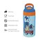 Zak Designs 175 oz Riverside Bluey Kids Water Bottle with Straw and Built in Carrying Loop Made of Durable Plastic LeakProof Design for Travel 2PK Set