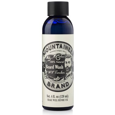 Mountaineer Brand Beard Wash for Men  100 Natural Beard Shampoo  Thick Cleaning Softening Lather for Hair and Skin  Hydrate and Detangle  Grooming Treatment  WV Timber Scent 4oz