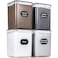 Wildone Large Food Storage Containers 52L 175oz 4 Piece BPA Free Plastic Airtight Food Storage Containers for Flour Sugar Baking Supplies Kitchen  Pantry Containers with 20 Labels