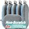 Sponges Kitchen Dish Sponge for Washing Dishes Cleaning Kitchen AllPurpose 6 Pack Non Scratch Rough Scrubbers Side for NonStick Cookware Soft Microfiber Scrub Side for Dishes Mr Scrub