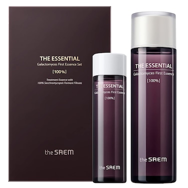 The SAEM The Essential Galactomyces First Essence Set Vegan Hydrating and Nourishing Facial Essence Toner 150ml  50ml  Highly Concentrated Galactomyces Extract 100 Skin Glow and Radiance