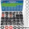 ZDBB 7 Size Water Hose Gasket and 20 Size O Ring Rubber Washer Assortment Kit 610 Pcs Nitrile Washers Set for Plumbing Faucet Pipe Hose Shower Head Pressure Washer Sealing Repair OD 931MM
