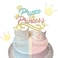 LaVenty Prince or Princess Cake Topper Boy or Girl Gender Reveal Cake Decoration Baby Shower Cake Decoration
