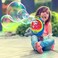 Click N Play Automatic Bubble Blowing Machine Including A Bottle of NonToxic Bubble Solution for Kids Summer Outdoor Fun