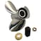 ARKDOZA 3 Blade SS Props for Yamaha 150175200220225250HP Outboards Stainless Steel Propeller 15 Spline Tooth RH 14 12 Dia x 19 Pitch