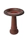 Algreen 41550 Birdbath Red Marble