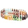 Dong Huang 40pcs Miniature Mini Fake Beer Bottles Toys Mixed Wine Drinks Decoration Beer Glass Model Beer Can Beer Bottle Models for Fairy Garden Pub Bar Dolls House Tableware Decoration