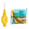 TEPE Interdental Brush Original Soft Dental Brush for Teeth Cleaning Pack of 25 07 mm Medium Gaps Yellow Size 4