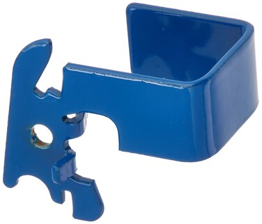 Wall Control Pegboard 1in x 1in CBracket Slotted Metal Pegboard Hook for Wall Control Pegboard and Slotted Tool Board  Blue
