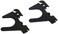 Wall Control Pegboard Slanted UHook Pegboard Accessory U Shaped Slotted Metal Pegboard Hook for Wall Control Pegboard and Slotted Tool Board  Black