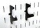 Wall Control Pegboard Slanted UHook Pegboard Accessory U Shaped Slotted Metal Pegboard Hook for Wall Control Pegboard and Slotted Tool Board  Black