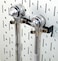 Wall Control Pegboard 1in x 4in CBracket Slotted Metal Pegboard Hook for Wall Control Pegboard and Slotted Tool Board  Black