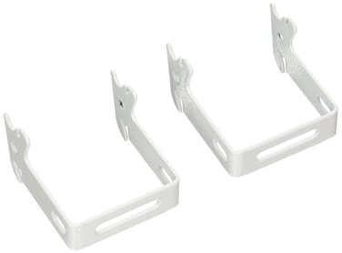 Wall Control Pegboard 2in x 2in CBracket Slotted Metal Pegboard Hook for Wall Control Pegboard and Slotted Tool Board  White