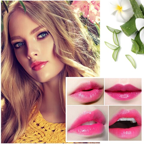 LZYLLS 6 Pack Aloe Vera LipstickLong Wear Nourishing Lip stickWaterproof Moisturizing Color Changing Lip Balm LipstickLip GlossMagic Temp Color Change Matte Lip Gloss Makeup