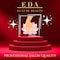EDA LUXURY BEAUTY Natural Nude Pink White French Luxe Design Press On Nails Full Cover Acrylic Nail Kit Glue On Daily Wear False Nails Extra Long Square Nail Art Tips Super Fashion Fake Nails Set
