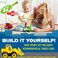 Flybar Power Gearz Take Apart Toy with Screwdriver and Screws 3 Pack Truck Set for Boys and Girls Fire Truck Construction Truck Garbage Truck Vehicle Set  Building Toys for Kids Ages 35