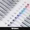 DongA Ultra Fine Point 03mm Ink pen Assorted 10 Colors Gel Pens Thin line and Smooth touches Gel Ink Rolling ball pens Multicolor 10 Count Pack of 1