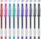 DongA Ultra Fine Point 03mm Ink pen Assorted 10 Colors Gel Pens Thin line and Smooth touches Gel Ink Rolling ball pens Multicolor 10 Count Pack of 1