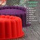 AILEHOPY 8 Inch Silicone Charlotte Cake Pan Set of 2 Round Baking Molds for Cheese CakeChocolate Cake Rainbow Cakes Strawberry Shortcake Brownie Tart Pie