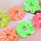 IVARYSS Neon Scrunchies for Hair 80s Premium Velvet Soft Hair Scrunchy Solid Colors Thick Elastic Bands Hair Accessories for Women and Girls 12 Pack
