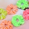 IVARYSS Neon Scrunchies for Hair 80s Premium Velvet Soft Hair Scrunchy Solid Colors Thick Elastic Bands Hair Accessories for Women and Girls 12 Pack