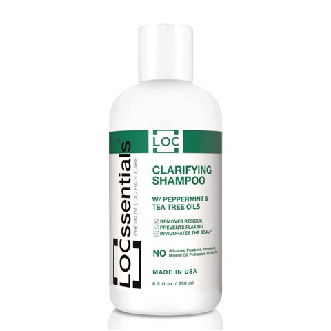 LOCssentials Clarifying Shampoo for Locs  Professional Loc Shampoo for Dreads Twists Braids Interlocks Microlocs Faux Locs Crochet Hair  Dreadlock Shampoo with Peppermint and Tea Tree Oils