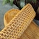 ilan 17 Inch Long Narrow Oval Serving Basket Boho Handmade Rattan Bowl Basket With 2 Inch SideDecorative LoafBreadRollsFruitSnack Flat Basket Wicker Tray for ServingBrown