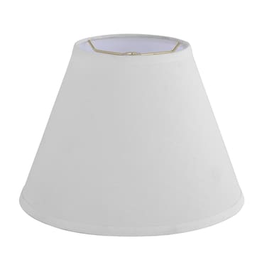 Aspen Creative 32634A Transitional Empire Shape Spider Construction Lamp Shade Pearl 6 Top x 12 Bottom x 9 Slant Height