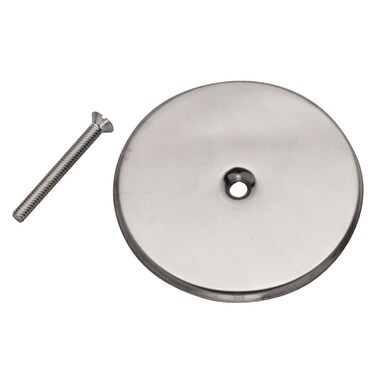 Oatey 42784 8 in Stainless Steel Flat Cover Plate for Cleanout Plug Access Hole 8Inch