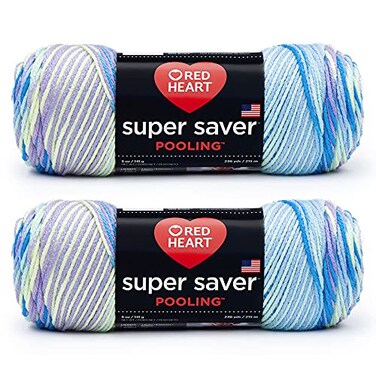 Red Heart Yarn Super Saver Pooling 2Pack Stillwater
