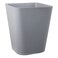rejomiik Small Trash Can Plastic Garbage Can Wastebasket Container Bin for Bathroom Office Bedroom Kitchen Home Kids Rooms Square 16 Gallon Grey