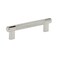 Amerock  Kitchen Cabinet Pull  Polished Nickel  5116 in 128 mm CentertoCenter  Bronx  1 Pack  Furniture Hardware  Cabinet Handle  Bathroom Drawer Pull