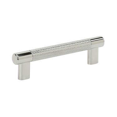 Amerock  Kitchen Cabinet Pull  Polished Nickel  5116 in 128 mm CentertoCenter  Bronx  1 Pack  Furniture Hardware  Cabinet Handle  Bathroom Drawer Pull