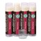 SPF Lip Balm 4Pack by Earths Daughter Stocking Stuffers  Lip Sunscreen SPF 15 Organic Ingredients Cherry Flavor Beeswax Coconut Oil Vitamin E  Hypoallergenic Paraben Free Gluten Free