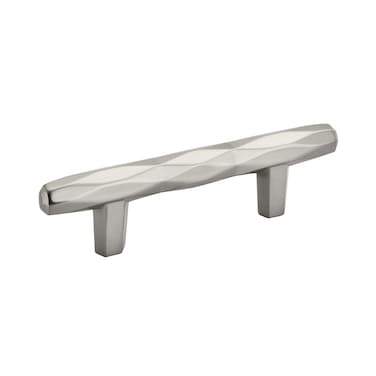 Amerock  Cabinet Pull  Satin Nickel  3 inch 76 mm Center to Center  St Vincent  1 Pack  Drawer Pull  Drawer Handle  Cabinet Hardware