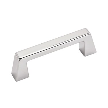 Amerock  Cabinet Pull  Polished Chrome  3 inch 76 mm Center to Center  Blackrock  1 Pack  Drawer Pull  Drawer Handle  Cabinet Hardware