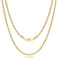 14K Gold Necklace for Women Non Tarnish Gold Chain for Women  Men Twist Rope Chain Necklace for Womens Necklaces Mens Chain Neckalces Rope Necklace 3mm 16 30 18in