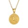 GOLDCHIC JEWELRY Gold Zodiac Coin Necklace for Women Men Constellation Horoscope Astrology Pendant Necklaces Lucky Jewelry