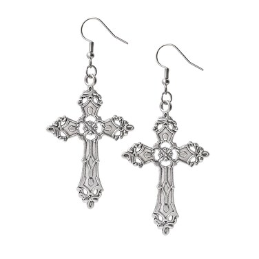 Sacina Gothic Cross Earring Goth Earrings Gothic Earrings Cross Earrings for Women Halloween Christmas New Year Jewelry Gift for Women